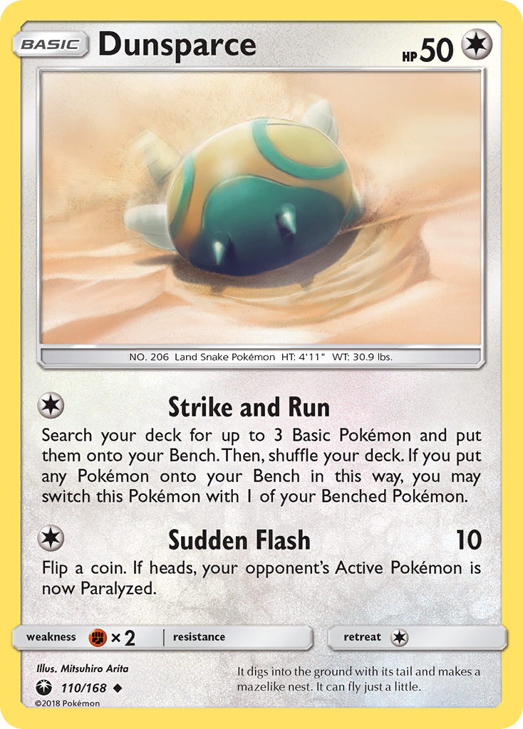 Dunsparce (110/168) [Sun & Moon: Celestial Storm] | Odin's Place