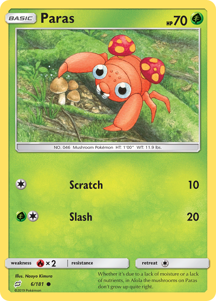 Paras (6/181) [Sun & Moon: Team Up] | Odin's Place