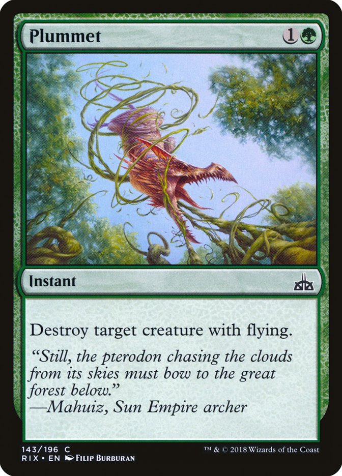 Plummet (143) [Rivals of Ixalan] | Odin's Place