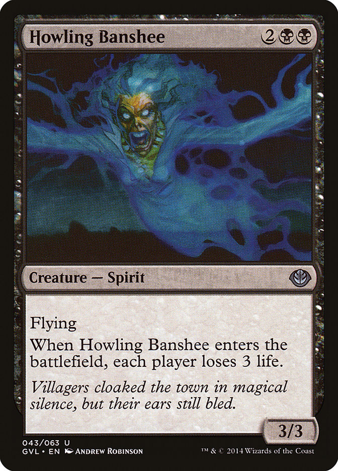 Howling Banshee (43) (Garruk vs. Liliana) [Duel Decks Anthology] | Odin's Place