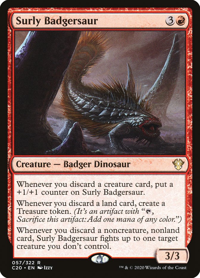 Surly Badgersaur [Commander 2020] | Odin's Place