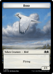 Bird // Food (0012) Double-Sided Token [Wilds of Eldraine Tokens] | Odin's Place