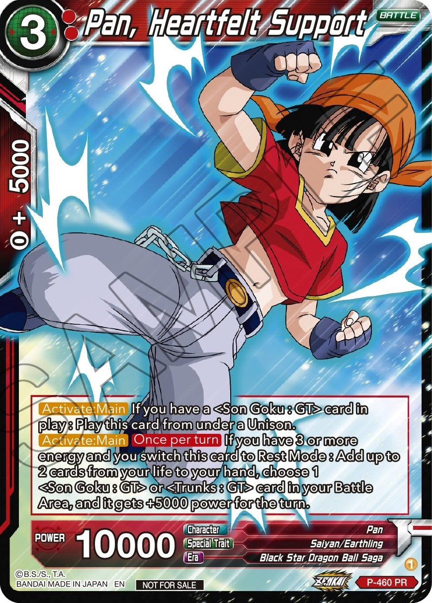 Pan, Heartfelt Support (Z03 Dash Pack) (P-460) [Promotion Cards] | Odin's Place