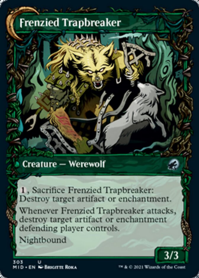 Outland Liberator // Frenzied Trapbreaker (Showcase Equinox) [Innistrad: Midnight Hunt] | Odin's Place