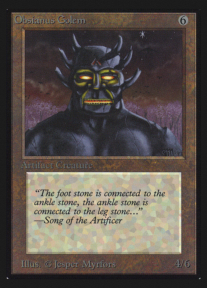 Obsianus Golem [International Collectors' Edition] | Odin's Place