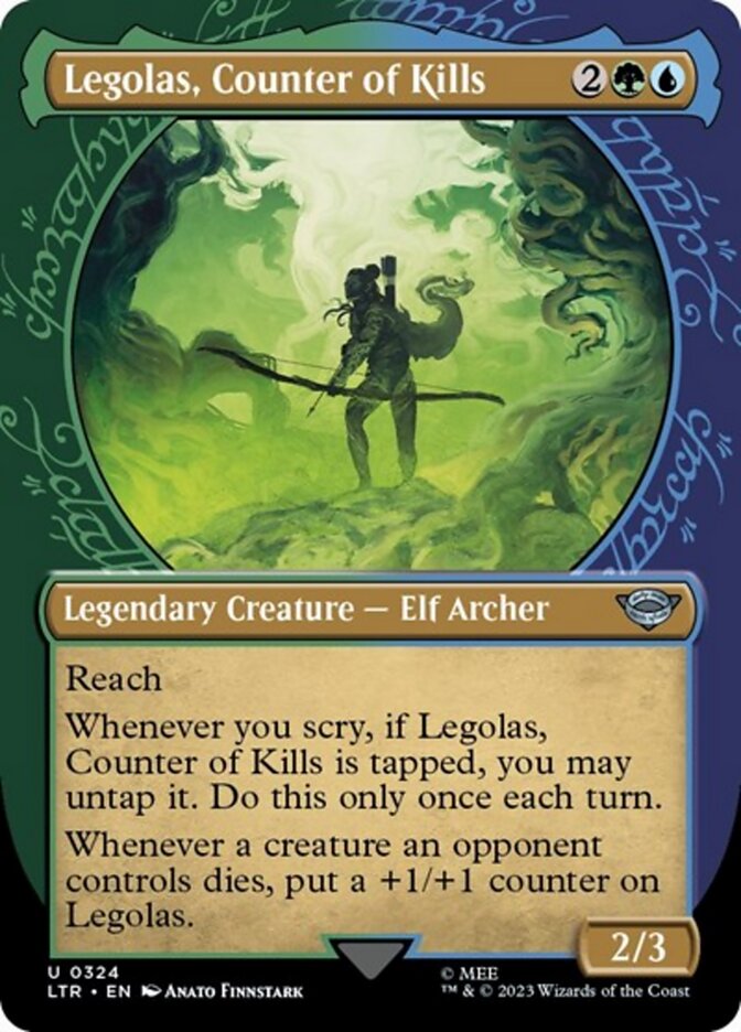 Legolas, Counter of Kills (Showcase Ring Frame) [The Lord of the Rings: Tales of Middle-Earth] | Odin's Place