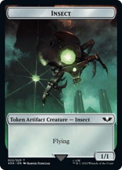 Necron Warrior // Insect Double-Sided Token [Warhammer 40,000 Tokens] | Odin's Place