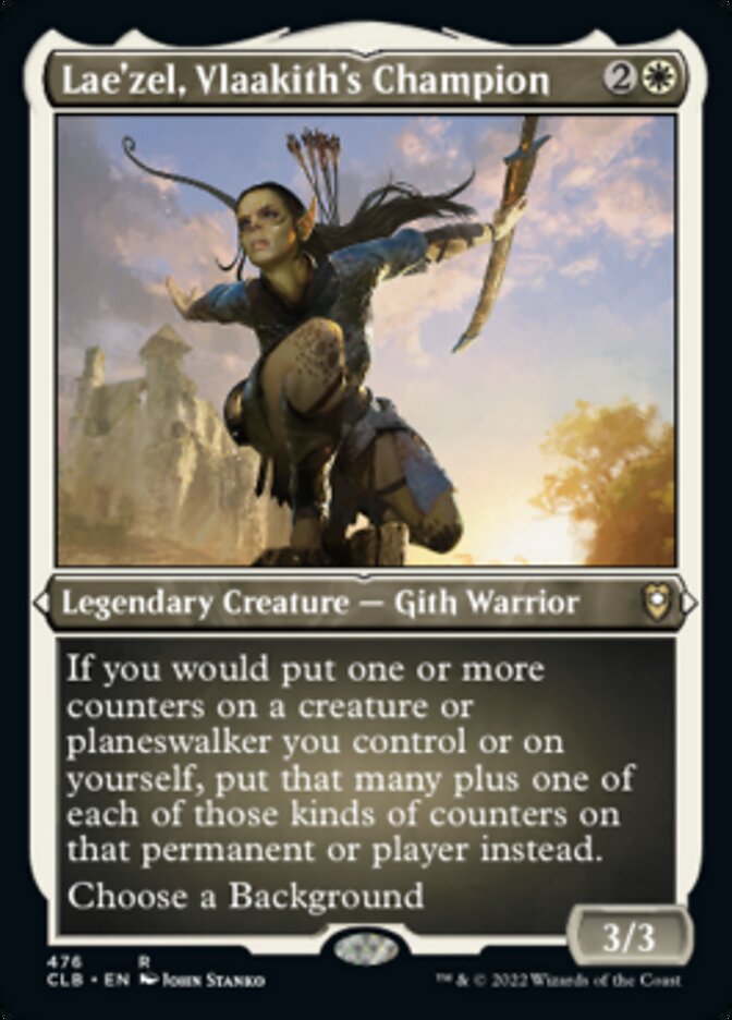 Lae'zel, Vlaakith's Champion (Foil Etched) [Commander Legends: Battle for Baldur's Gate] | Odin's Place