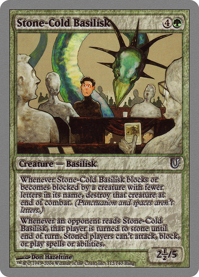 Stone-Cold Basilisk (112) [Unhinged] | Odin's Place