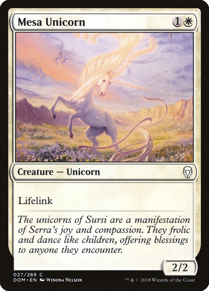 Mesa Unicorn (27) [Dominaria] | Odin's Place