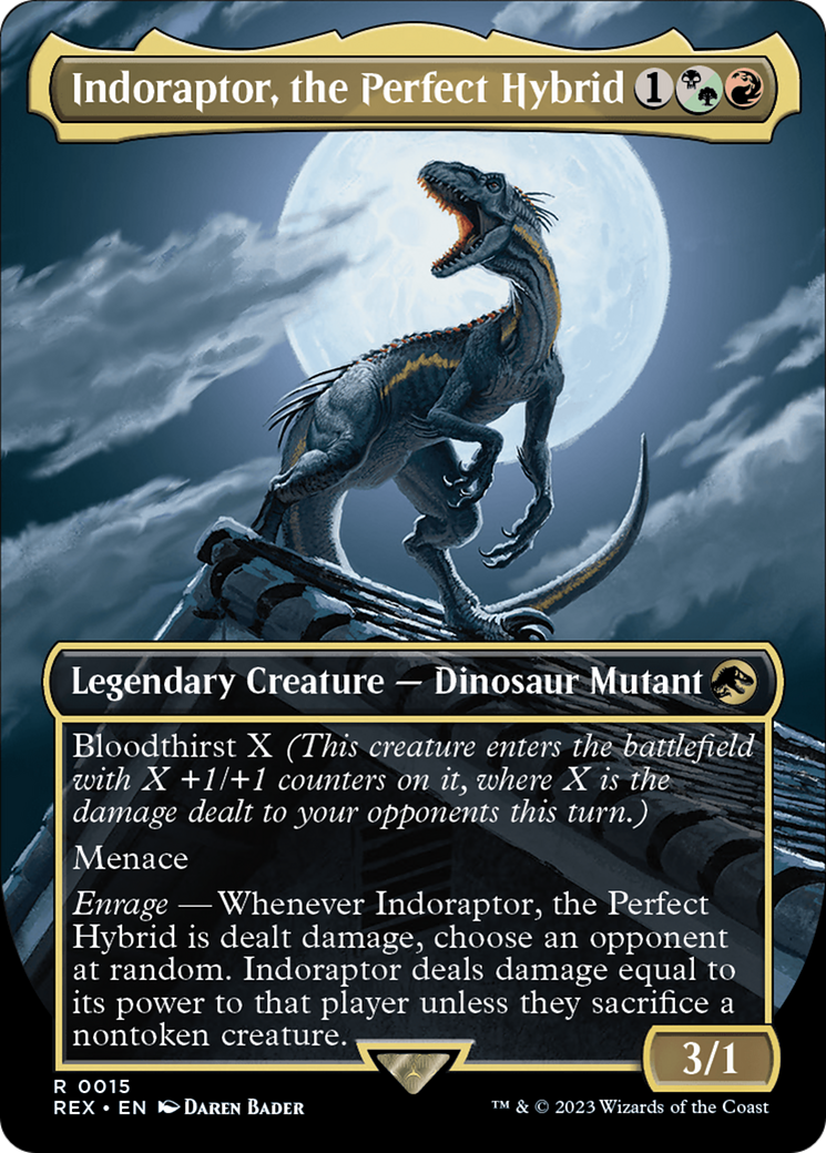 Indoraptor, the Perfect Hybrid (Borderless) [Jurassic World Collection] | Odin's Place