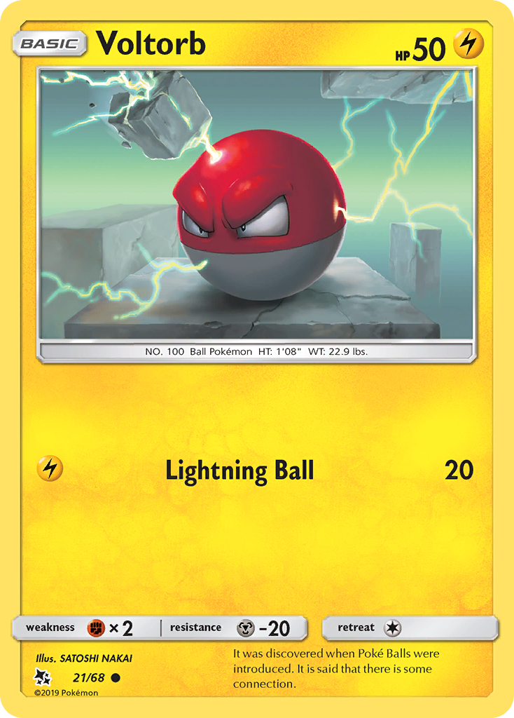 Voltorb (21/68) [Sun & Moon: Hidden Fates] | Odin's Place