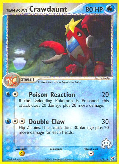 Team Aqua's Crawdaunt (14/95) [EX: Team Magma vs Team Aqua] | Odin's Place