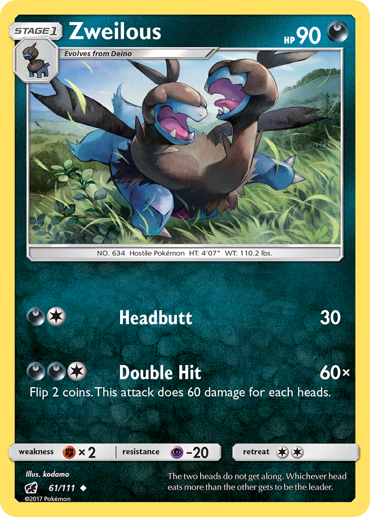 Zweilous (61/111) [Sun & Moon: Crimson Invasion] | Odin's Place