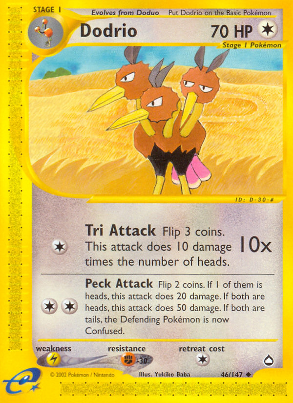 Dodrio (46/147) [Aquapolis] | Odin's Place