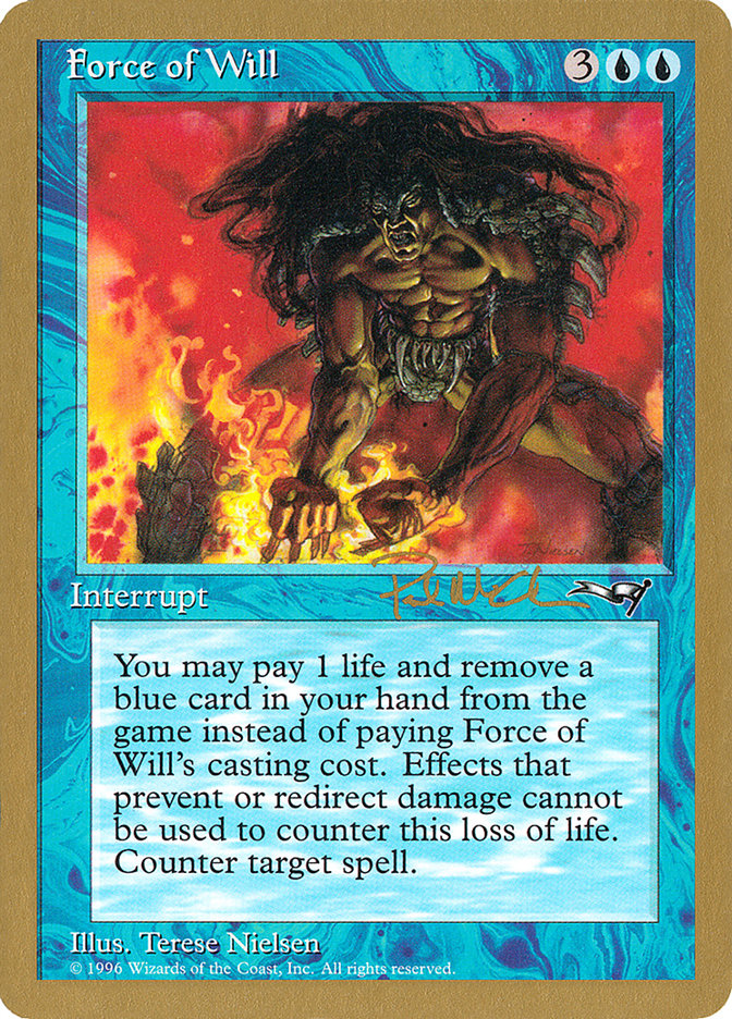 Force of Will (Paul McCabe) [World Championship Decks 1997] | Odin's Place