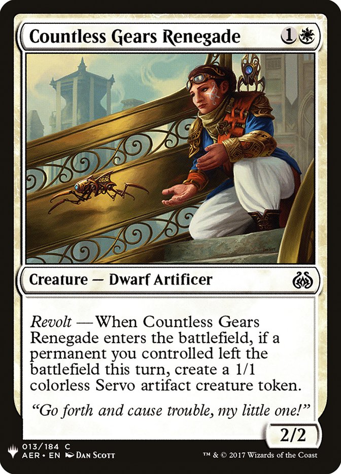 Countless Gears Renegade [Mystery Booster] | Odin's Place