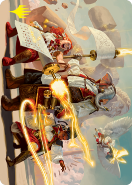 Lorehold Command Art Card (Gold-Stamped Signature) [Strixhaven: School of Mages Art Series] | Odin's Place