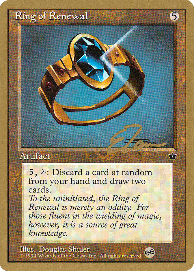 Ring of Renewal (Eric Tam) (SB) [Pro Tour Collector Set] | Odin's Place