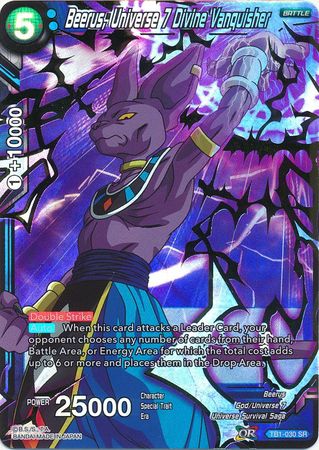 Beerus, Universe 7 Divine Vanquisher (TB1-030) [The Tournament of Power] | Odin's Place