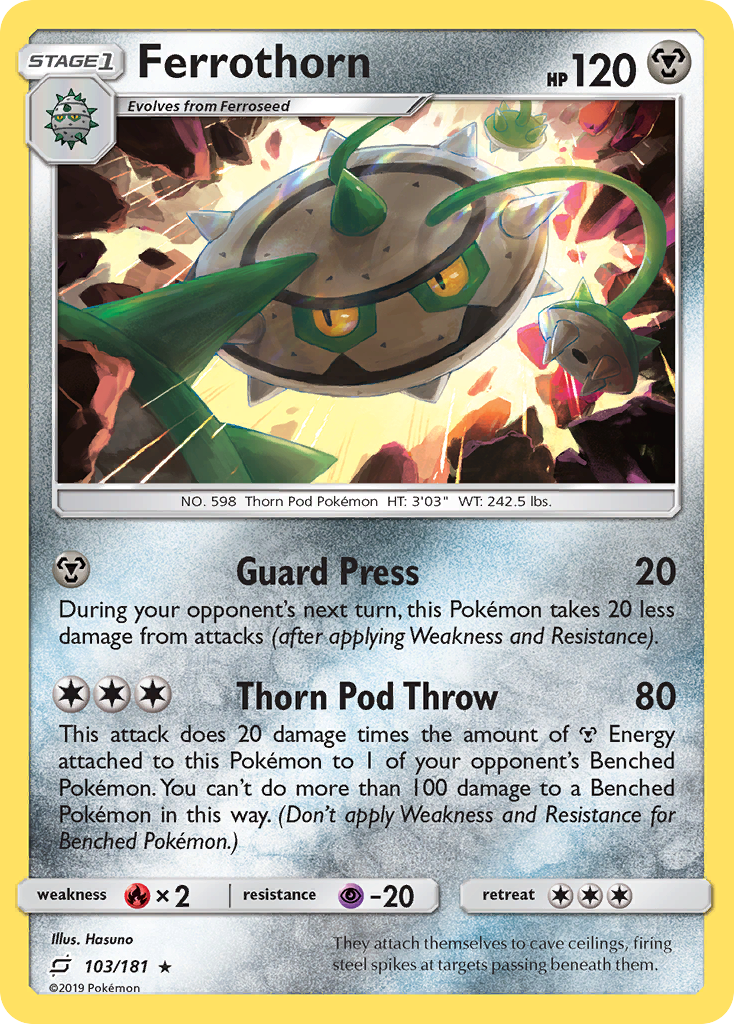 Ferrothorn (103/181) [Sun & Moon: Team Up] | Odin's Place