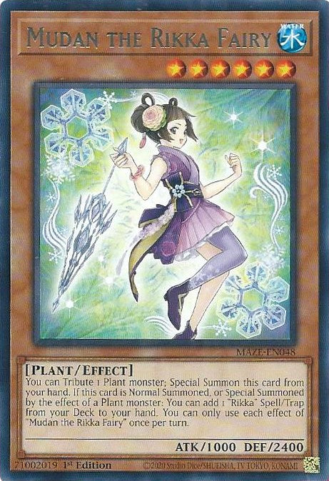 Mudan the Rikka Fairy [MAZE-EN048] Rare | Odin's Place