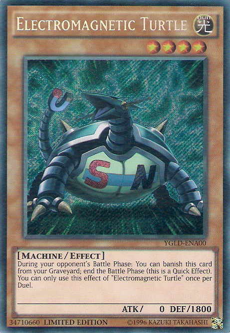 Electromagnetic Turtle [YGLD-ENA00] Secret Rare | Odin's Place