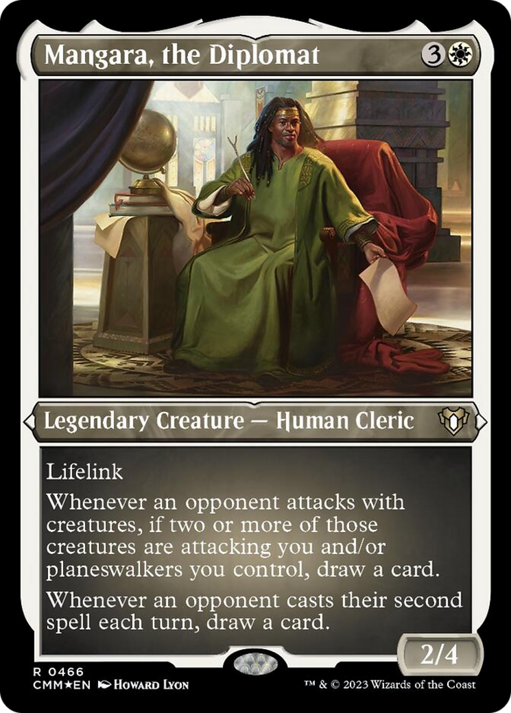 Mangara, the Diplomat (Foil Etched) [Commander Masters] | Odin's Place