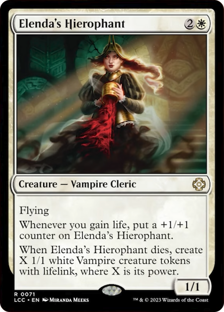 Elenda's Hierophant [The Lost Caverns of Ixalan Commander] | Odin's Place