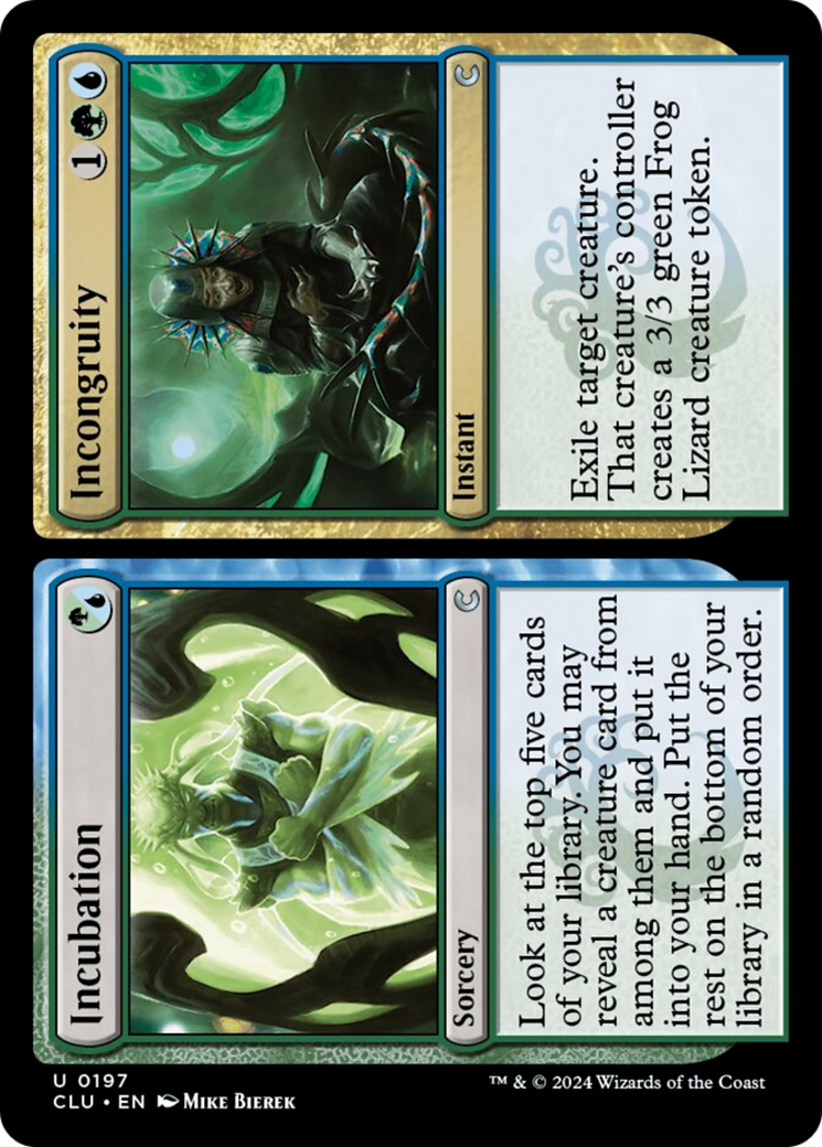 Incubation // Incongruity [Ravnica: Clue Edition] | Odin's Place
