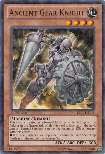 Ancient Gear Knight [BP01-EN146] Starfoil Rare | Odin's Place