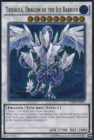 Trishula, Dragon of the Ice Barrier [AP08-EN001] Ultimate Rare | Odin's Place