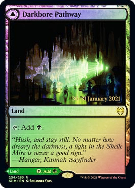 Darkbore Pathway // Slitherbore Pathway [Kaldheim Prerelease Promos] | Odin's Place