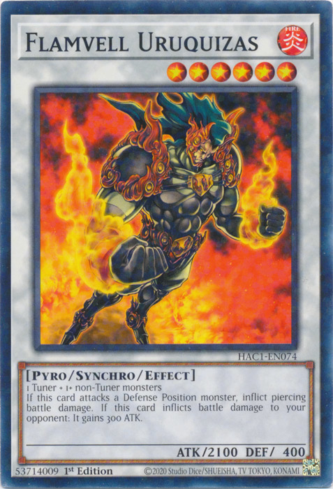 Flamvell Uruquizas (Duel Terminal) [HAC1-EN074] Common | Odin's Place