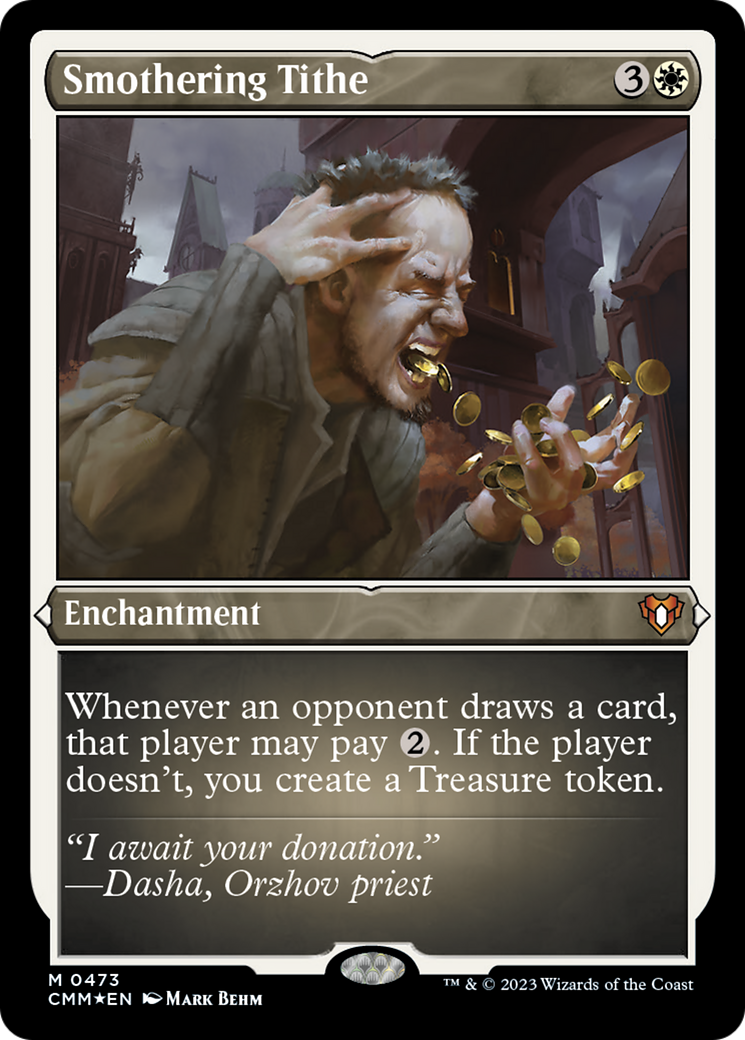 Smothering Tithe (Foil Etched) [Commander Masters] | Odin's Place