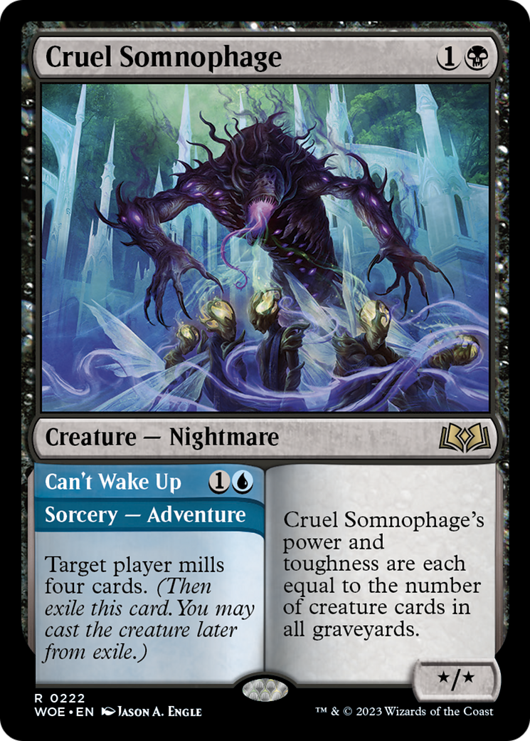 Cruel Somnophage // Can't Wake Up [Wilds of Eldraine] | Odin's Place