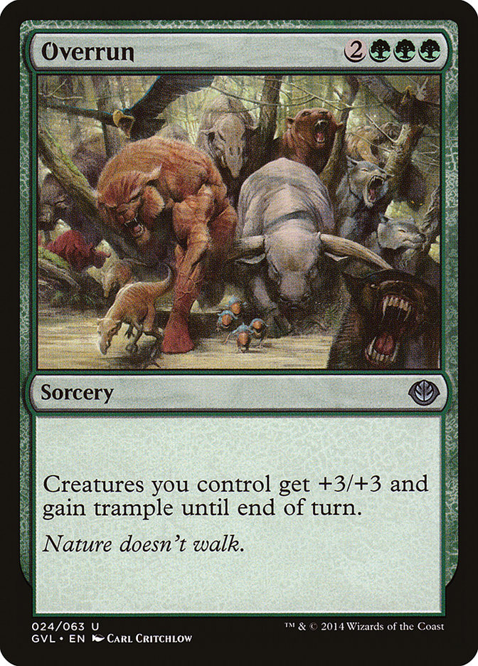 Overrun (24) (Garruk vs. Liliana) [Duel Decks Anthology] | Odin's Place