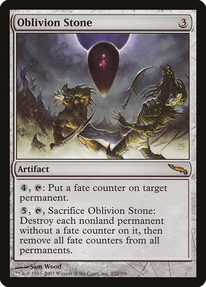 Oblivion Stone (222) [Mirrodin] | Odin's Place