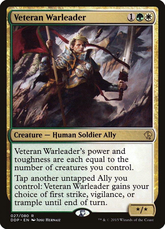 Veteran Warleader (27) [Duel Decks: Zendikar vs. Eldrazi] | Odin's Place