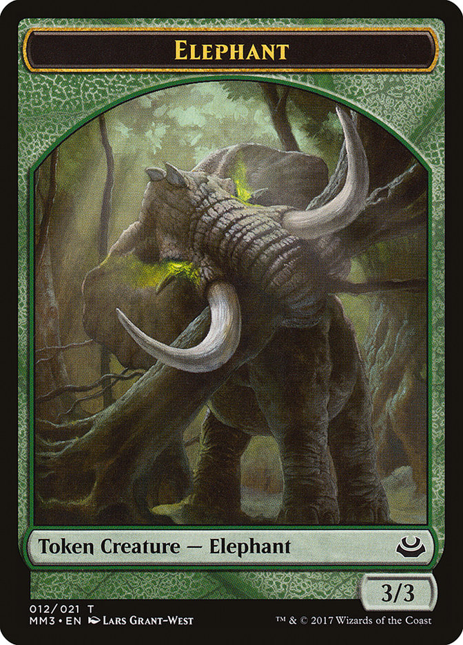 Elephant Token (12) [Modern Masters 2017 Tokens] | Odin's Place