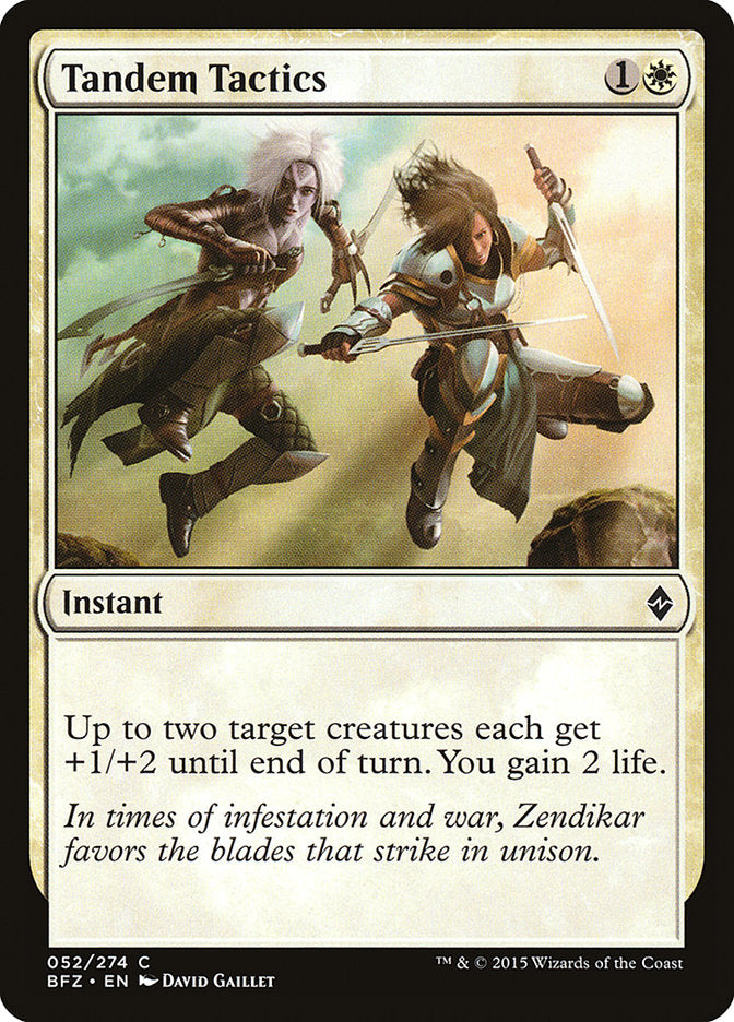 Tandem Tactics (52) [Battle for Zendikar] | Odin's Place