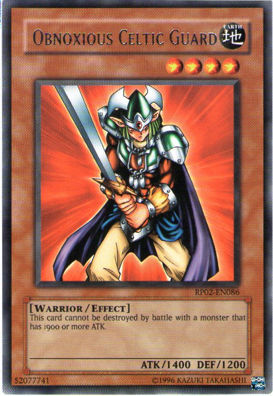 Obnoxious Celtic Guard [RP02-EN086] Rare | Odin's Place