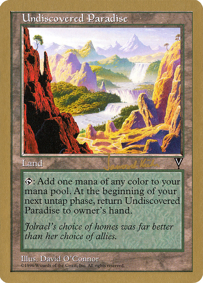 Undiscovered Paradise (Janosch Kuhn) [World Championship Decks 1997] | Odin's Place