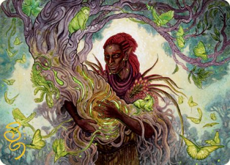 Circle of Dreams Druid Art Card (Gold-Stamped Signature) [Dungeons & Dragons: Adventures in the Forgotten Realms Art Series] | Odin's Place