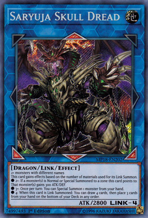 Saryuja Skull Dread [MP18-EN202] Secret Rare | Odin's Place