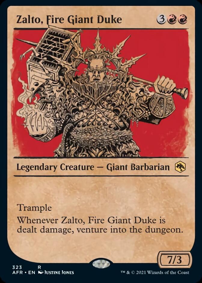 Zalto, Fire Giant Duke (Showcase) [Dungeons & Dragons: Adventures in the Forgotten Realms] | Odin's Place