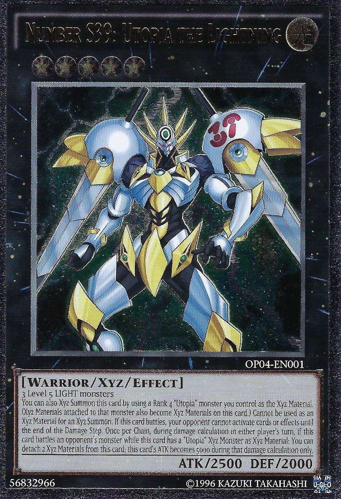 Number S39: Utopia the Lightning [OP04-EN001] Ultimate Rare | Odin's Place