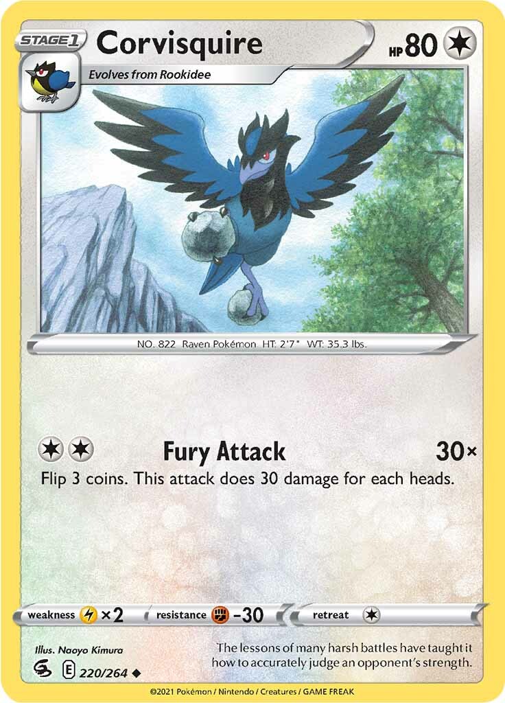 Corvisquire (220/264) [Sword & Shield: Fusion Strike] | Odin's Place