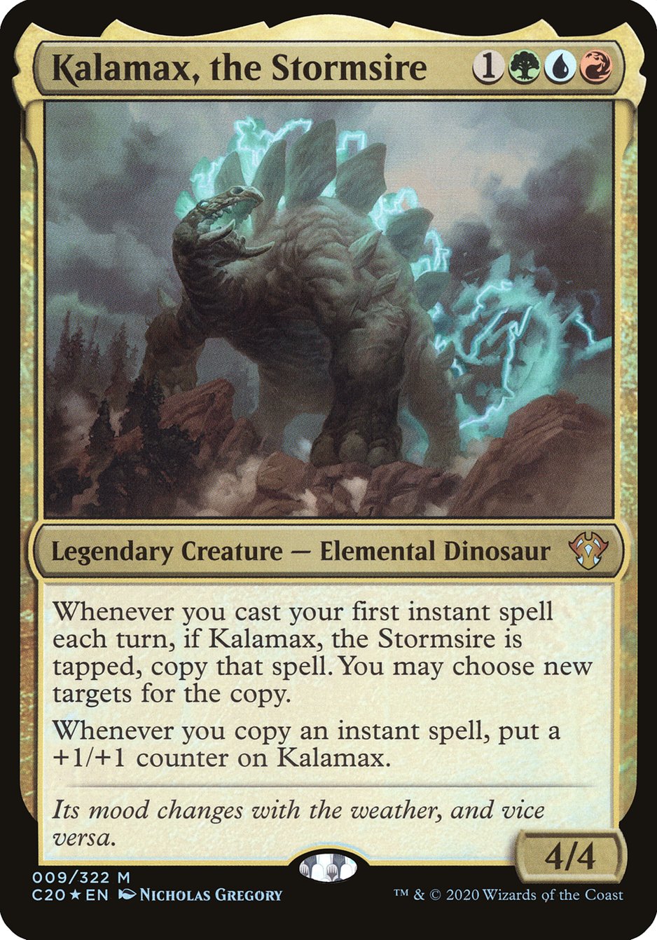 Kalamax, the Stormsire (Oversized) [Commander 2020 Oversized] | Odin's Place