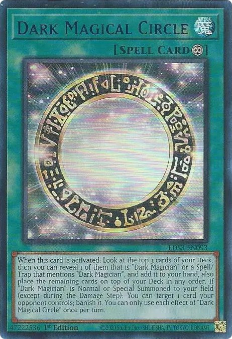 Dark Magical Circle (Blue) [LDS3-EN093] Ultra Rare | Odin's Place